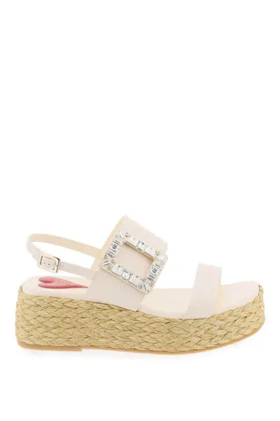 Roger Vivier Sandals In White