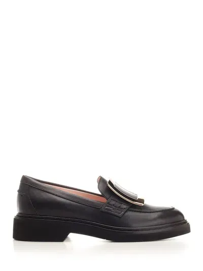 Roger Vivier Viv Loafers In Black