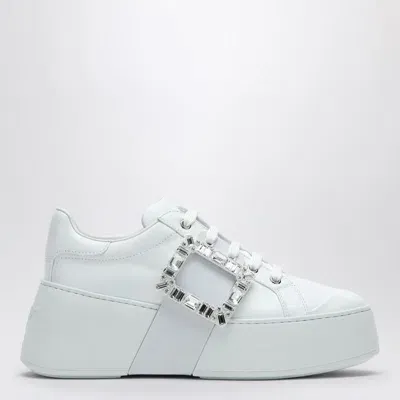 Roger Vivier Women's Viv Skate Sneakers In White