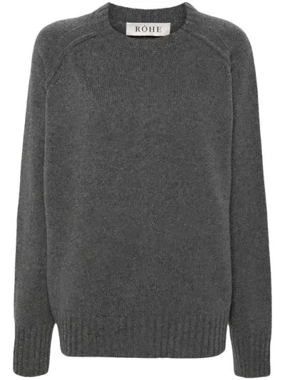 Rohe Crew-neck Jumper In Grey