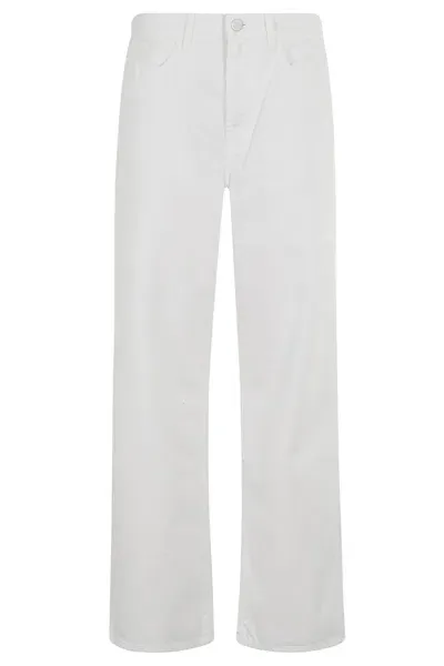 Rohe Low Waist Wide Leg Denim In Optic White