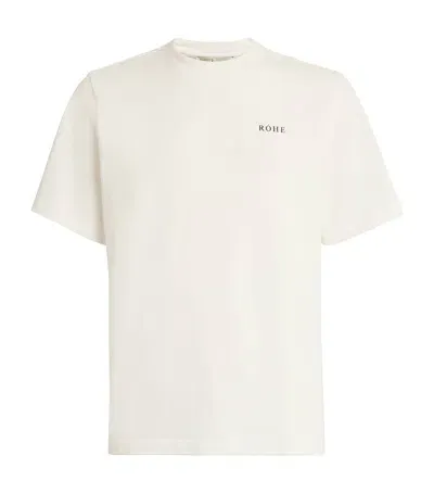 Rohe Organic Cotton Logo T-shirt In White