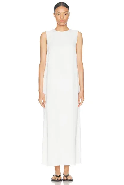 Rohe Sleeveless Fluid Satin Dress In Cream