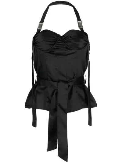 Rokh Neckholder-top In Black