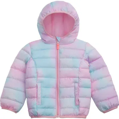 Rokka&rolla Babies'  Toddler Lightweight Puffer Jacket In Bubblegum