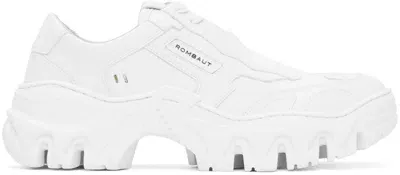 Rombaut White Boccaccio Ii Sneakers In White Future Leather