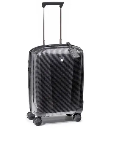 Roncato Cabin Trolley 4r Weareglam Dlx Bags In Black