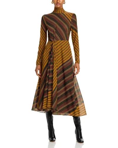 Ronny Kobo Noven Dress In Golden Moss Multi