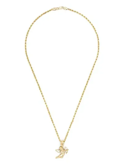 Roses Metals 14kt Yellow Gold Chain Necklace