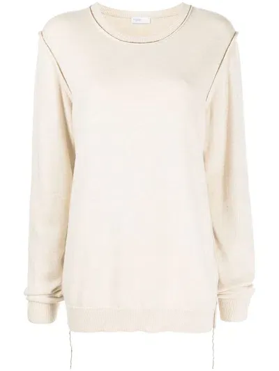 Rosetta Getty Exposed-seam Jumper In Neutrals