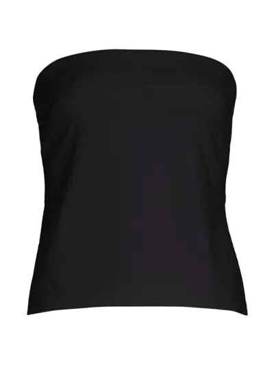 Rosetta Getty Strapless Stretch Top In Black