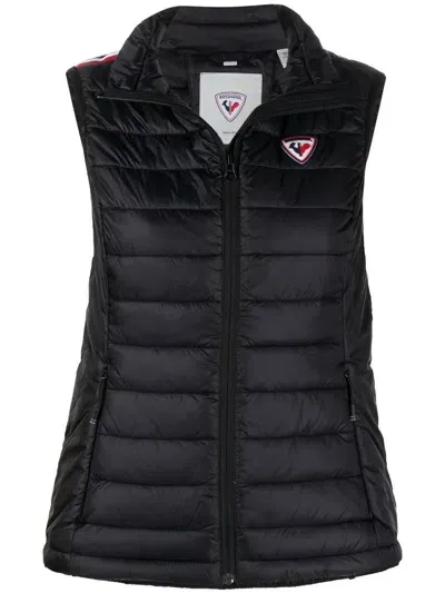 Rossignol High-neck Padded Gilet In Black