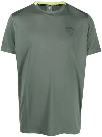 Rossignol Logo-patch Short-sleeved T-shirt In Green