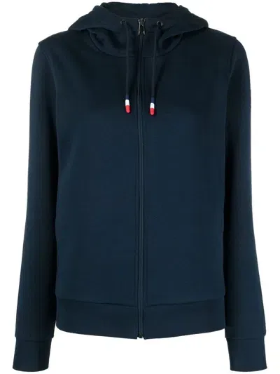 Rossignol Logo-plaque Zip-up Hoodie In Blau