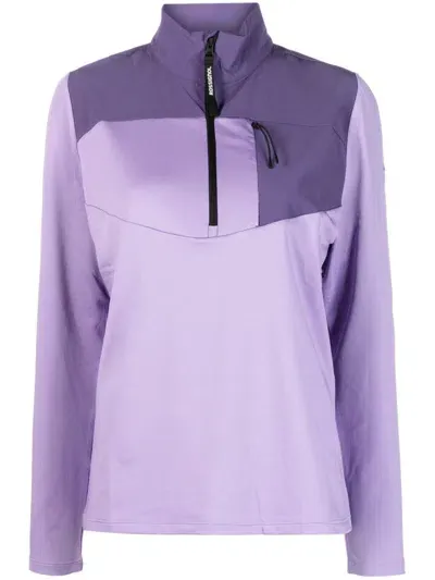 Rossignol Panelled Zip-up Track Jacket In Purple