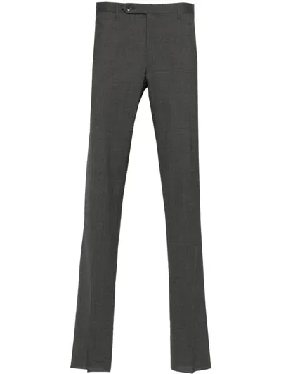 Rota Pressed-crease Tailored Trousers In Grey