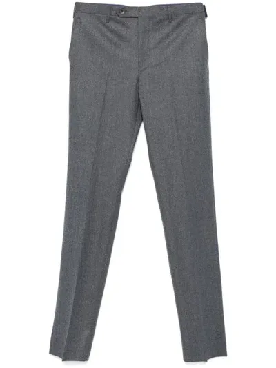 Rota Virgin Wool Chino Trousers In Grey