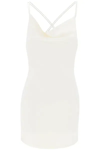 Rotate Birger Christensen Rotate Satin Mini Slip Dress For A