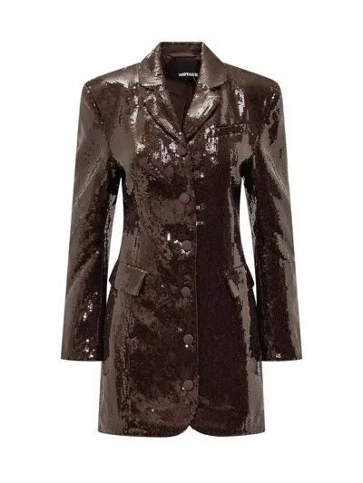 Rotate Birger Christensen Rotate Sequin In Brown