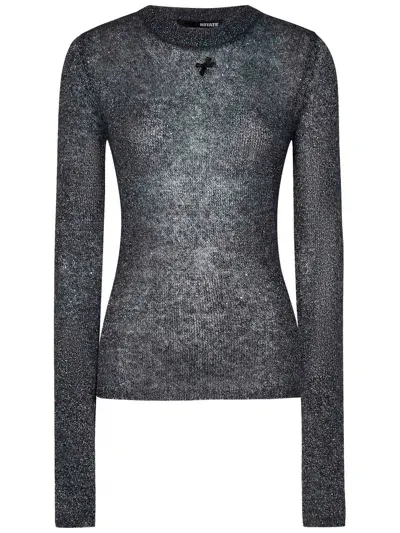 Rotate Birger Christensen Sweater In Grey