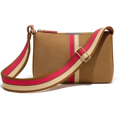 Rothys Rothy's The Casual Crossbody In Hazelnut Stripe