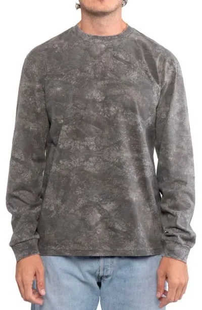 Round Two Rock Camo Long Sleeve T-shirt In Black