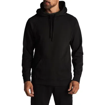 Rowan Barton Terry Raglan Hoodie In Black