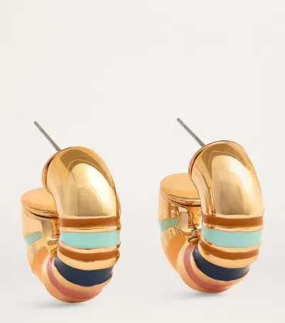 Roxanne Assoulin The Campania Chubbies Earrings In Gold