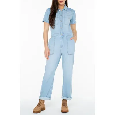 Roxy Servo Denim Jumpsuit In Paradise Blue