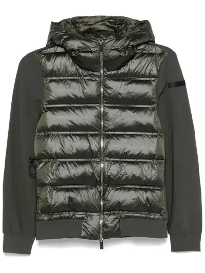 Rrd Hooded Puffer Jacket In Green