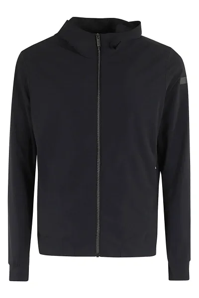 Rrd - Roberto Ricci Design Summer Hood Zip Fleece In Blue