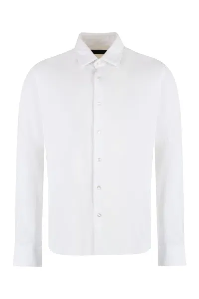 Rrd - Roberto Ricci Design Technical Fabric Shirt In Bianco