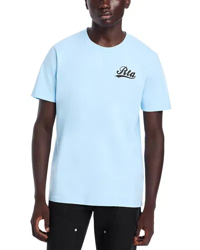 Rta Graphic Logo Tee In Light Blue