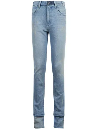 Rta Rivka Double-cuff Jeans In Blue