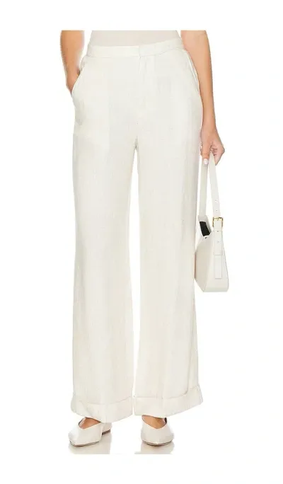 Rue Sophie Shawn Wide Leg Pants In Ivory