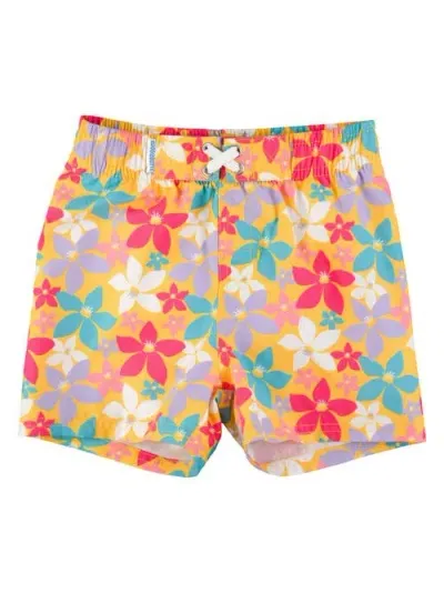 Ruggedbutts Kids'  Boys Upf50+ Swim Trunks In Endless Summer Floral