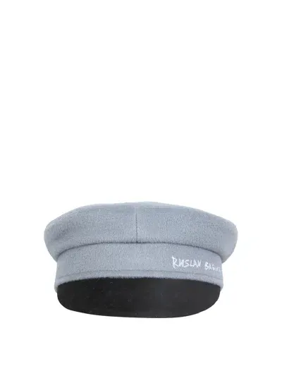 Ruslan Baginskiy Baker Boy Hat In Grey