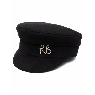 Ruslan Baginskiy Logo Baker Boy Hat In Black