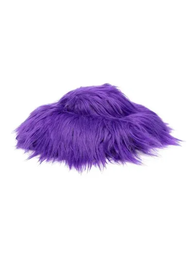 Ruslan Baginskiy Faux-fur Fedora Hat In Purple