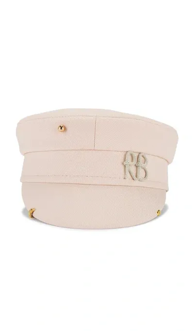 Ruslan Baginskiy Pierced Baker Boy Cap In Neutrals