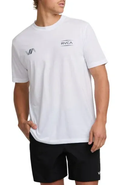 Rvca After Balance Performance Graphic T-shirt In White