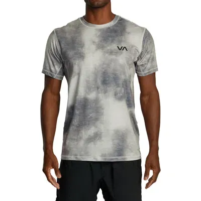 Rvca Sport Vent Logo Graphic T-shirt In Chalk Wash