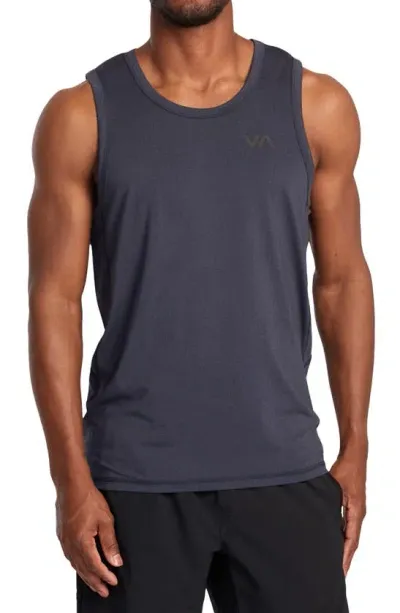 Rvca Sport Vent Tank In Navy Heather