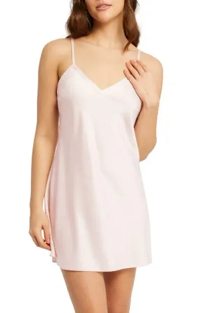 Rya Collection Fresh Satin Chemise In Blush