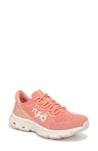 Ryka Rykä Devotion X Walking Shoe In Coral Orange