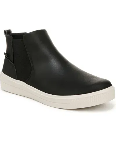 Ryka Women's Viv-boot Water-resistant Sneaker Booties In Black Faux Leather