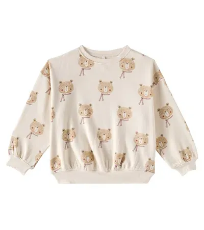 Rylee + Cru Kids' Bears Cotton-blend Sweatshirt In Natural