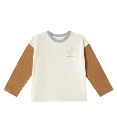 Rylee + Cru Kids' Camden Cotton Jersey T-shirt In Neutrals