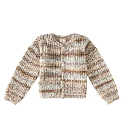 Rylee + Cru Kids' Cheyenne Striped Cardigan In Multicolor