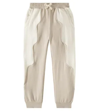 Rylee + Cru Kids' West Cotton-blend Sweatpants In Neutrals